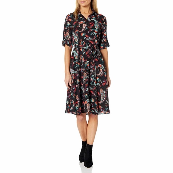 Nanette Lepore Dresses & Skirts - Nanette Lepore | Paisley Shirt Dress w/ Pockets!!! | NWT